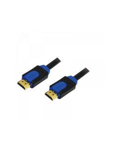 LogiLink câble HDMI, A/M vers A/M, 4K/30 Hz, noir/bleu, 3m CHB1103