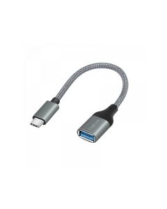 LogiLink Adaptateur USB 3.2 Gen1 Type-C, C/M vers USB-A/F, OTG, Alu 0,15m