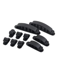 LogiLink Ensemble de 10 fixations de câbles KAB0039