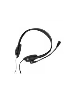 LogiLink stereo headset 2x 3.5 mm jack boom microphone HS0052
