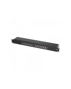 LogiLink Cat.6A Patch Panel 16 ports shielded, 19 inch rack mount NP0076