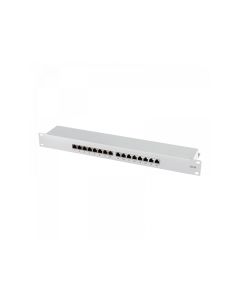 LogiLink Cat.6A patch panel 16 ports shielded 19 inch installation NP0075