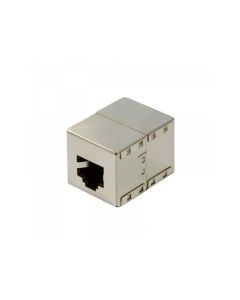 LogiLink RJ45 inline coupler, Cat.6, shielded, metal housing NP0054