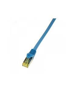 LogiLink patch cable Cat.6A 500MHz S/FTP blue 10m GHMT certified CQ5096S