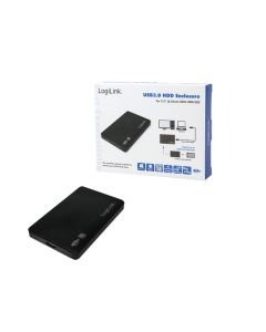 LogiLink Hard Drive Enclosure 2.5 SATA USB 3.0 Black UA0256