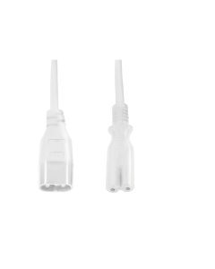 LogiLink Power Cable Extension IEC C8 to IEC C7 2m White CP132