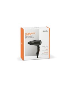 BaByliss Travel Dry 2000 Hairdryer Black 5344E
