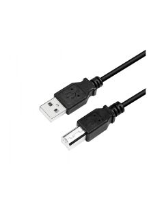 LogiLink USB 2.0 Cable USB-A/M to USB-B/M 3m Black CU0008B