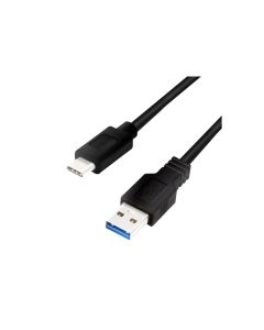 LogiLinkUSB 3.2 Gen1 Type-C Cable C/M to USB-A/M 0.5m Black CU0167