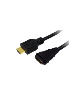 LogiLink HDMI Cable A/M to A/F 4K/30 Hz 3m Black CH0057