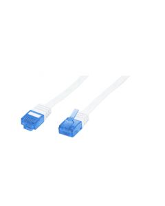 LogiLink Patch Cable SlimLine flat Cat.5e U/UTP White 0.5m CP0133