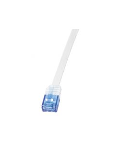 LogiLink Patch Cable SlimLine flat Cat.5e U/UTP White 15m CP0140