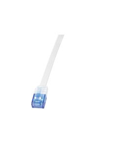 LogiLink Patch Cable SlimLine flat Cat.5e U/UTP 3m White CP0136