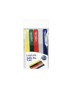 LogiLink Cable ties (Velcro) PA66 x 5 mixed color W20mm L180mm KAB0008
