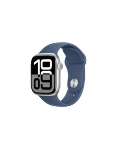 Apple Watch Series 10 GPS 42mm Aluminium Silver - S/M Denim MWWA3QF/A