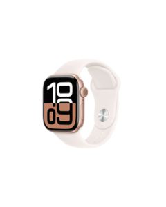 Apple Watch Series 10 GPS+Cell. 42mm Rose Gold Alu. S/M Blush MWX93QF/A