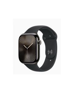 Apple Watch S10 Titane Ardoise 46mm GPS+Cellulaire Sport Noir (MWYD3QF/A)
