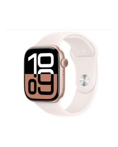 Apple Watch S10 alu rose doré 46 mm GPS sports light blush (MWWT3QF/A)