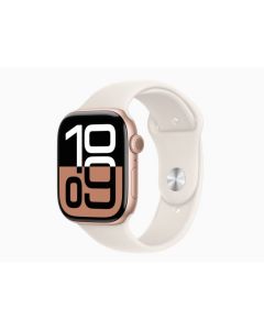 Apple Watch S10 alu rose gold 46 mm GPS sports starlight (MWWU3QF/A)