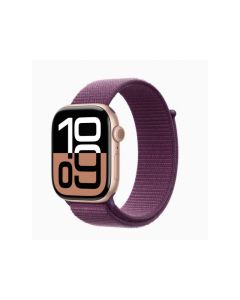 Apple Watch S10 Alu Rose Or 46mm GPS+Cellulaire Sports Prune (MWY83QF/A)