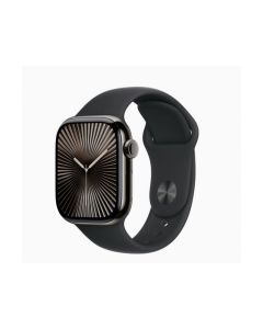 Apple Watch S10 Titan Ardoise 42mm GPS+Cellulaire Sport Noir (MWXH3QF/A)