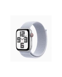 Apple Watch SE Argent 44mm GPS+Cellulaire Sport Bleu Nuage (MXGR3QF/A)