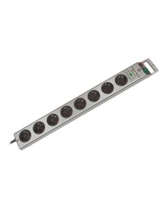 Brennenstuhl Super-Solid Surge Protection 4.500A - 8 AC outlets (Silver)