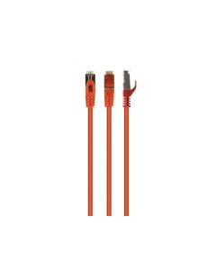 CableXpert CAT6A Câble de brassage (LSZH), Orange, 1m - PP6A-LSZHCU-O-1M