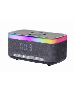 Gembird Horloge numérique avec charge sans fil - DAC-SPKBT-QC15-BK
