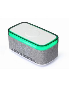 Gembird Horloge numérique avec charge sans fil - DAC-SPKBT-QC15-GR