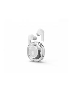 Gembird Écouteurs TWS In-Ears Transparents, blanc - TWST-01-W