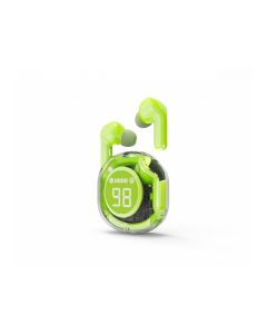 Gembird Écouteurs TWS In-Ears Transparents, vert - TWST-01-G