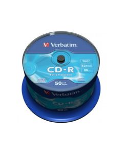 CD-R 80 Verbatim 52x DL 50er Cakebox 43351
