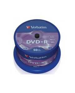 DVD+R 4.7GB Verbatim 16x 50er Cakebox 43550