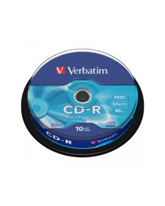 CD-R 80 Verbatim 52x DL 10er Cakebox 43437